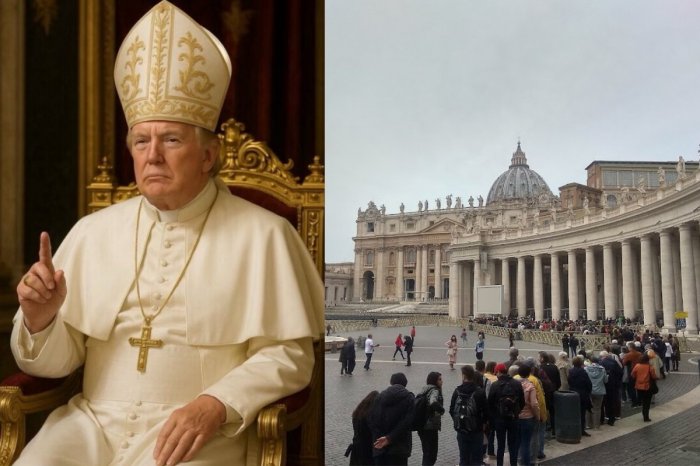 Ilustračný obrázok k článku Trump ROZHNEVAL veriacich z celého sveta: Zverejnil fotku seba ako PÁPEŽA