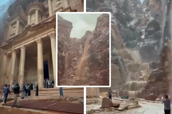 Ilustračný obrázok k článku HRÔZA v starobylej Petre! Skalné mesto zasiahla BLESKOVÁ povodeň! Hlásia OBETE