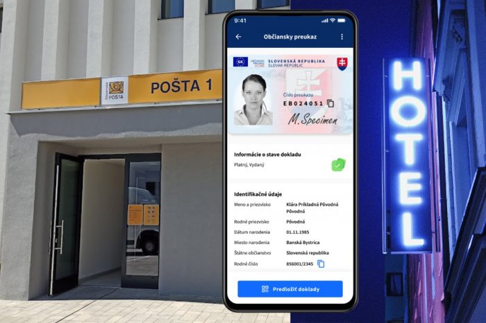 Ilustračný obrázok k článku Digitálny občiansky už využijete na VŠETKÝCH poštách! Pridajú sa aj hotely a cestovky