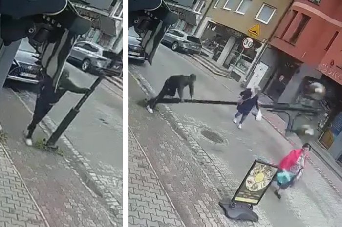 Ilustračný obrázok k článku Hororové VIDEO: Muž sa oprel o pouličnú lampu, odlomila sa a SPADLA na ženu!