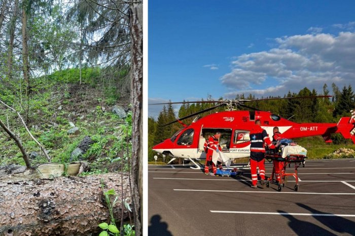 Ilustračný obrázok k článku DESIVÝ pád do rokliny: ZRANENÚ ženu ratovali aj leteckí záchranári, FOTO