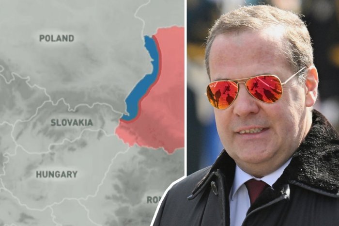 Ilustračný obrázok k článku Medvedevov HROZNÝ plán: Ukrajine by ostal len KÚSOK územia, Slovensko by susedilo s RUSKOM