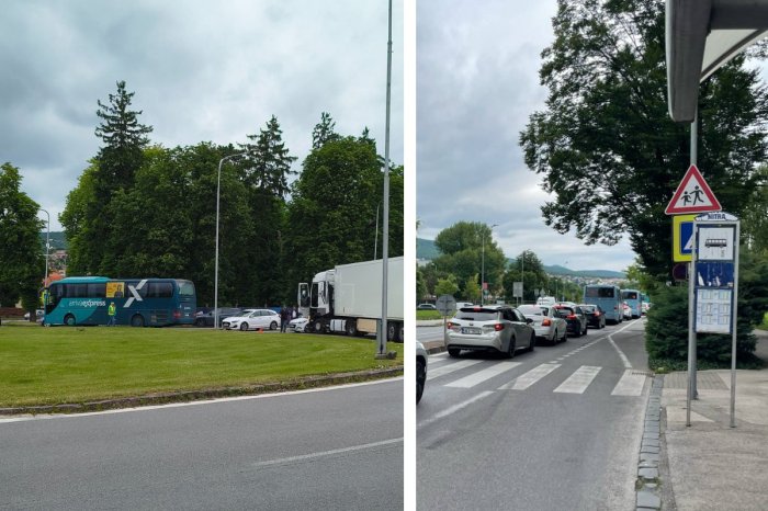 Ilustračný obrázok k článku NEHODA pod Zoborom spôsobila obrovské ZÁPCHY! Autobus sa tam ZRAZIL s kamiónom