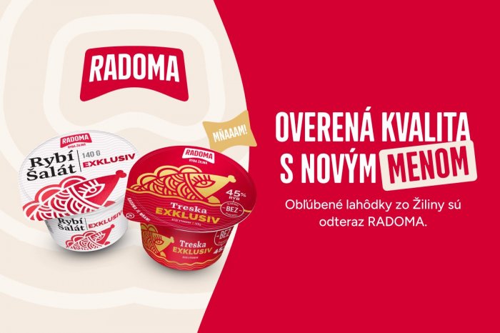 Ilustračný obrázok k článku TRESKA zo Žiliny aj v Bratislave odteraz pod novým menom RADOMA. Chuť zostáva rovnaká.