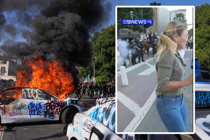 Ilustračný obrázok k článku Obrovské nepokoje v Los Angeles: ŠOKUJÚCE zábery! Policajt STRELIL do reportérky