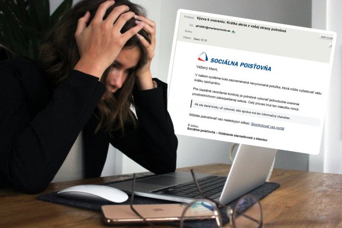 Ilustračný obrázok k článku Niekto ZNEUŽIL meno Sociálnej poisťovne: POZOR! Na takúto správu NEREAGUJTE