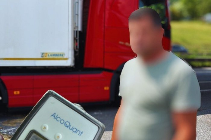 Ilustračný obrázok k článku Vrchol NEZODPOVEDNOSTI na ceste: OPITÝ kamionista prekročil rýchlosť, FOTO