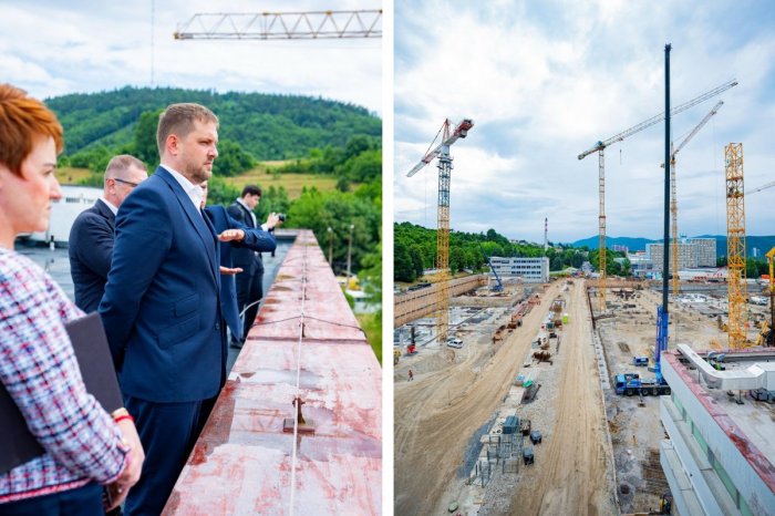 Ilustračný obrázok k článku Minister Šaško bol na KONTROLE: Posvietil si na výstavbu NOVEJ nemocnice, FOTO