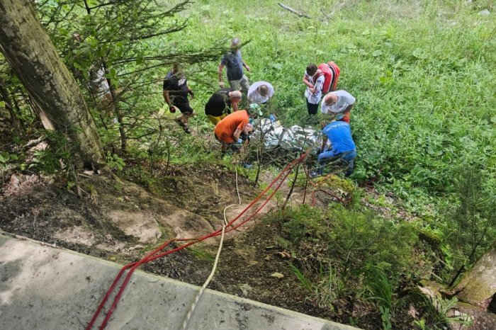 Ilustračný obrázok k článku DESIVÝ incident na cyklotrase: Vozičkárovi ZLYHALA brzda, padal 6-metrovým zrázom, FOTO