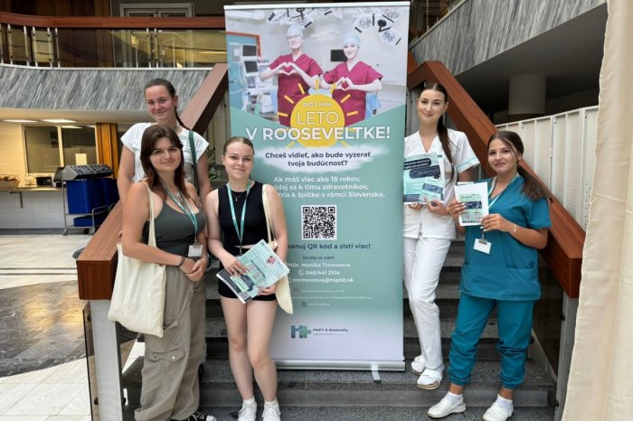 Ilustračný obrázok k článku Rooseveltova nemocnica získala LETNÉ posily: Pomáhať prišli desiatky študentov, FOTO