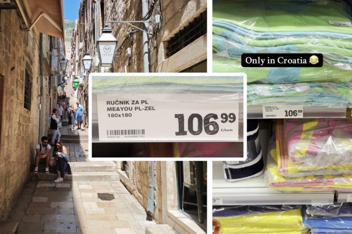Ilustračný obrázok k článku VIDEO z obchodu v Dubrovníku valcuje internet: To vážne? Plážová osuška za takmer 107 eur
