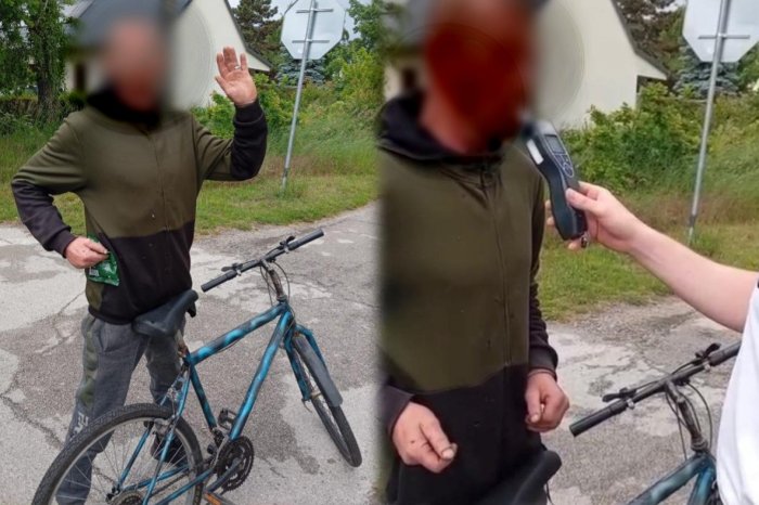 Ilustračný obrázok k článku Cyklistu chytili policajti celkovo TRIKRÁT, vždy bol OPITÝ! Raz nafúkal takmer TRI promile