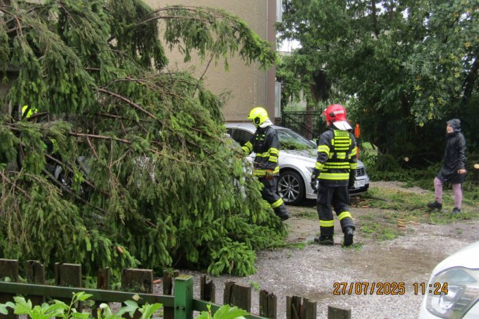 Ilustračný obrázok k článku Hasiči mali RUŠNÚ službu: Po VYČÍŇANÍ počasia ODSTRAŇOVALI stromy aj ODČERPÁVALI vodu