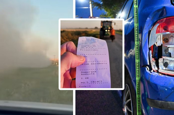 Ilustračný obrázok k článku Traktorista nabúral do auta, nafúkal 3 PROMILE! Policajti ukázali VIDEO z naháňačky