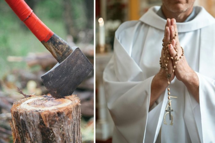 Ilustračný obrázok k článku Neuveriteľne brutálna VRAŽDA: Kňaz zaťal bezdomovcovi SEKEROU do hlavy, potom ho UPÁLIL