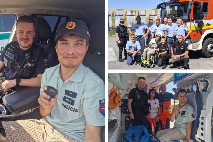 Ilustračný obrázok k článku ZÁCHRANNÉ zložky sa spojili pre DOBRÚ vec: Máriovi splnili jeho veľký SEN, FOTO