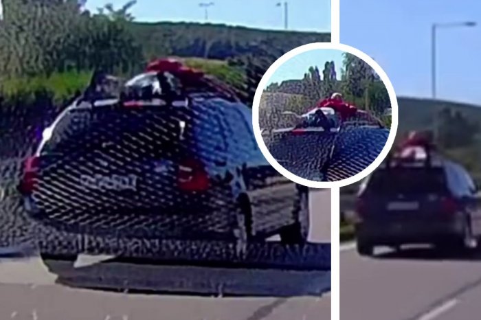 Ilustračný obrázok k článku Šialené VIDEO z Košíc: Muž LEŽAL na streche idúceho auta!