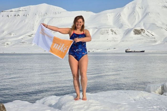 Ilustračný obrázok k článku Neuveriteľný výkon! Soňa preplávala arktický kilometer v -0,8°C len v plavkách