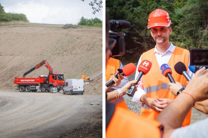 Ilustračný obrázok k článku Výstavba cesty na Pršiansku Terasu NAPREDUJE: Na svoje si prídu aj CYKLISTI, FOTO