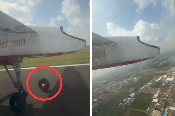 Ilustračný obrázok k článku PANIKA na palube: Lietadlu pri štarte ODPADLO koleso! Pasažieri to natočili na VIDEO