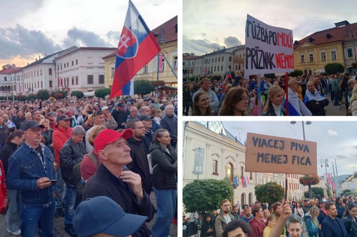 Ilustračný obrázok k článku Ľudia vyšli do ulíc "proti ožobračovaniu": Na PROTESTE nechýbali originálne TRANSPARENTY, FOTO