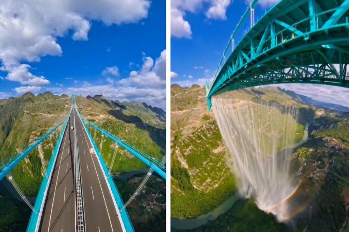 Ilustračný obrázok k článku Z toho pohľadu sa vám zatočí hlava! V Číne otvorili NAJVYŠŠÍ most na svete! VIDEO