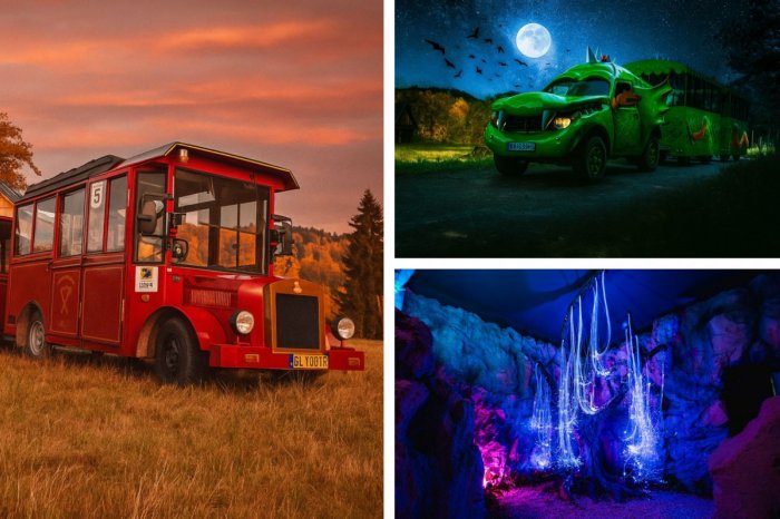 Ilustračný obrázok k článku Horehronie láka na jesenné ATRAKCIE: Nechýbajú Zbojnícka strela, Drakovláčik či Astronoc