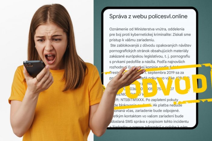 Ilustračný obrázok k článku Pokuta za sledovanie PO*NA? Slovákom prišla správa od PODVODNÍKOV! Varuje aj polícia