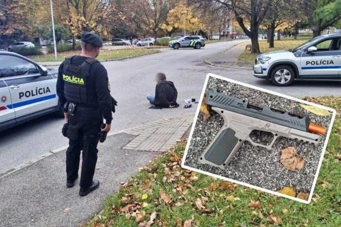 Ilustračný obrázok k článku DRÁMA na Klokočine: Psychiatrický pacient sa na ulici oháňal maketou ZBRANE