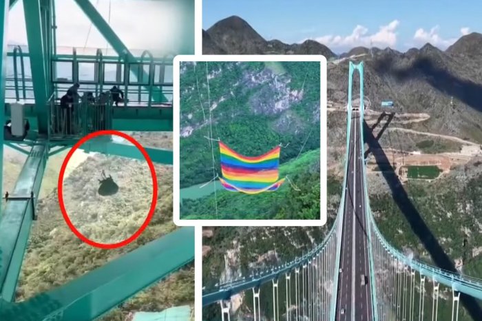 Ilustračný obrázok k článku ZBLÁZNILI sa?! V Číne testujú bungee jumping BEZ lana z najvyššieho mosta na svete