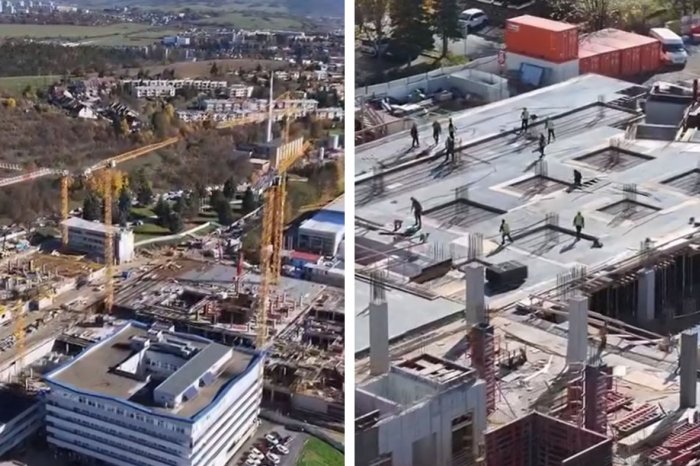 Ilustračný obrázok k článku VIDEO zachytáva ÚCHVATNÉ zábery NOVEJ nemocnice: Vidno už prvé NADZEMNÉ podlažia