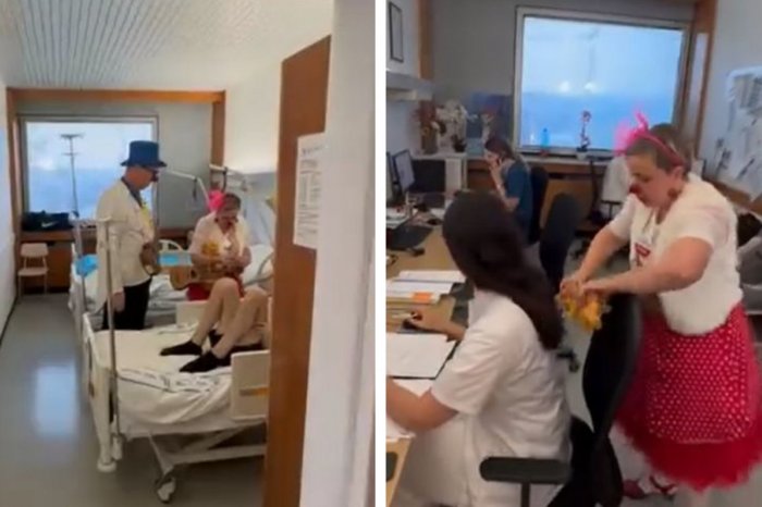 Ilustračný obrázok k článku Toto VIDEO vám vyčarí ÚSMEV: Na ONKOLÓGIU zavítali KLAUNI, bavili pacientov aj personál