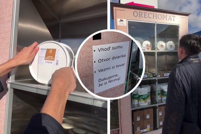 Ilustračný obrázok k článku Na juhu Slovenska otvorili unikátny ORECHOMAT: Postavený je na DÔVERE