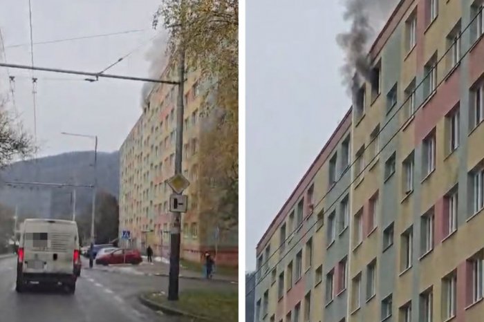 Ilustračný obrázok k článku Prvé INFO o POŽIARI: Z bytu sa valí hustý DYM, na mieste sú hasiči! VIDEO a FOTO