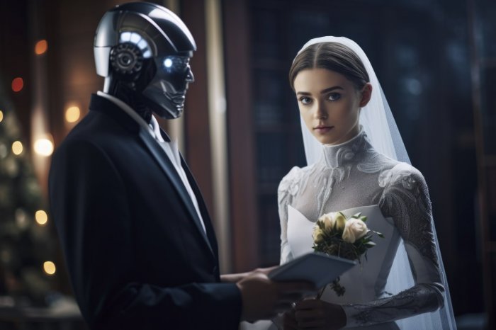 Ilustračný obrázok k článku Totálny BIZÁR:  Žena sa vydala za postavu vytvorenú UMELOU inteligenciou!