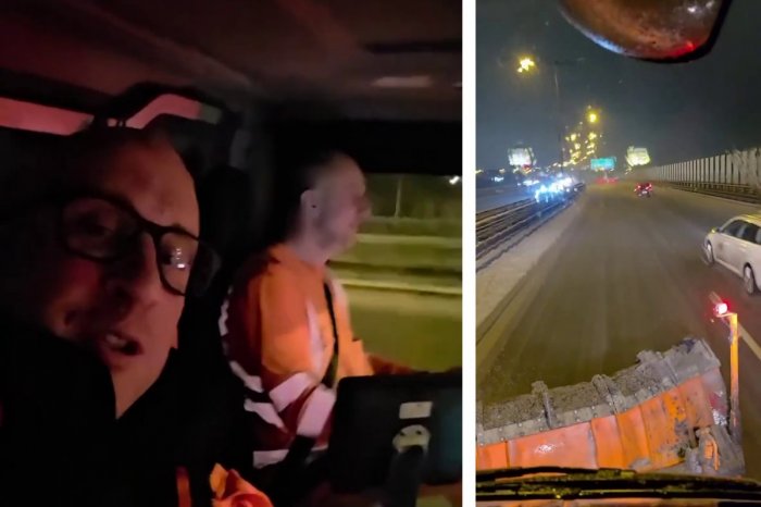Ilustračný obrázok k článku Minister dopravy v úlohe cestára: Skoré ráno strávil v kabíne sypača! VIDEO