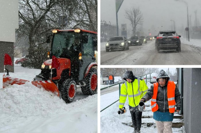 Ilustračný obrázok k článku Zvolen BOJUJE so SNEHOM: Technika aj pracovníci budú v teréne NEPRETRŽITE, tvrdí mesto, FOTO