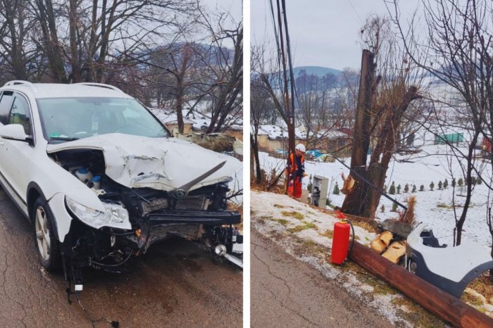 Ilustračný obrázok k článku HROZIVÁ nehoda pred rodinným domom: ZDROGOVANÝ vodič ZDEMOLOVAL elektrický stĺp, FOTO