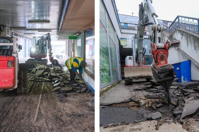 Ilustračný obrázok k článku Revitalizácia priestoru v Dúbravke POKRAČUJE: Práce vstúpili do ďalšej etapy