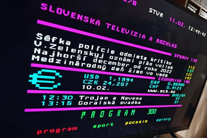 Ilustračný obrázok k článku Koniec jednej éry: STVR o niekoľko dní VYPNE legendárny teletext