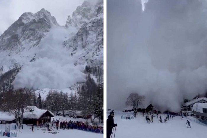 Ilustračný obrázok k článku Desivé VIDEO: V Alpách spadla lavína! DESIATKY lyžiarov bezmocne sledovali, ako sa rúti