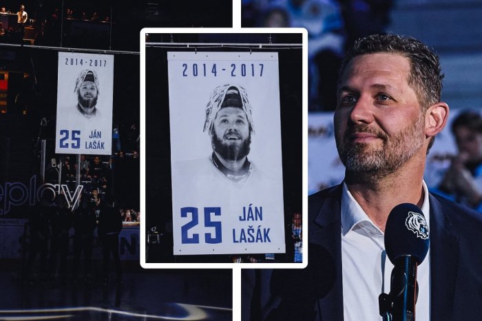 Ilustračný obrázok k článku Obrovská POCTA pre Lašáka: V Liberci vyvesili jeho portrét pod strechu arény