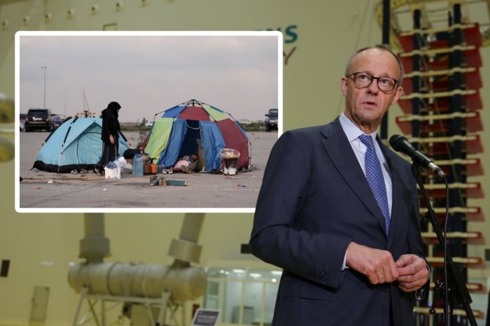 Ilustračný obrázok k článku Nemecký kancelár VARUJE pred kolapsom Iránu: Európe by hrozila NOVÁ migračná vlna!