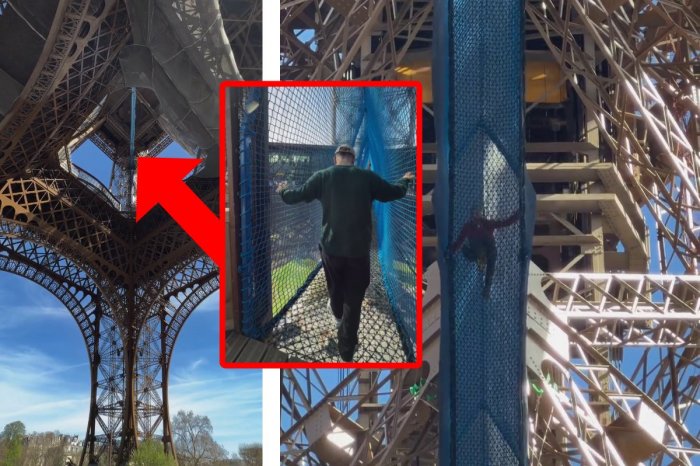 Ilustračný obrázok k článku Len pre silné žalúdky! Na Eiffelovej veži otvorili ADRENALÍNOVÚ atrakciu, VIDEO