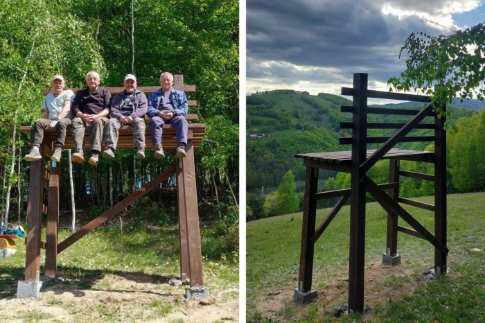 Ilustračný obrázok k článku Máme NOVÚ obriu ATRAKCIU: Partia kamarátov postavila OBDIVUHODNÚ lavičku, FOTO