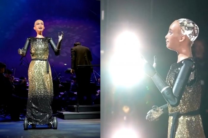 Ilustračný obrázok k článku VIDEO: Koncert klasickej hudby ako zo sci-fi! So živým orchestrom spievala ROBOTKA