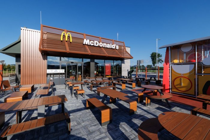 Ilustračný obrázok k článku Nový McDonald’s pri D1 v Novej Polhore myslí na motoristov aj rodiny s deťmi