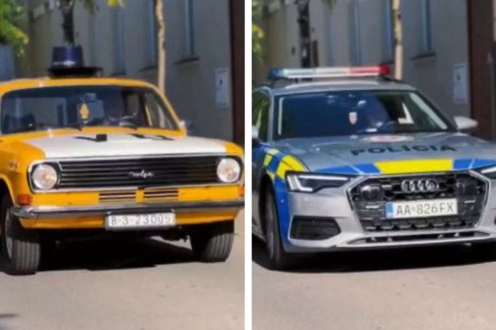 Ilustračný obrázok k článku LEGENDÁRNA Volga vs. MODERNÉ Audi: Takto sa zmenili policajné autá za 40 rokov, VIDEO