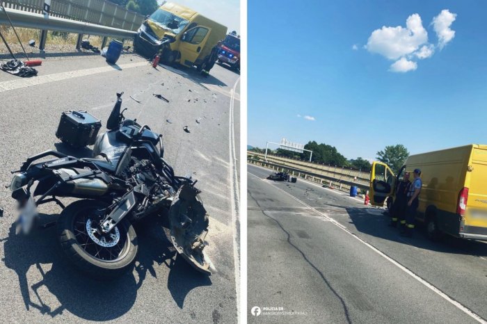 Ilustračný obrázok k článku TRAGÉDIA na Podpoľaní: Motocyklista ZOMREL po čelnej zrážke s dodávkou, FOTO