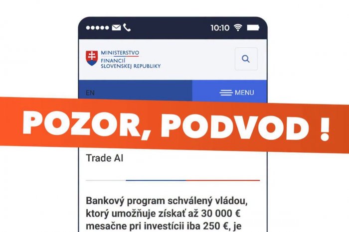 Ilustračný obrázok k článku Slováci, na toto si dajte POZOR! Podvodníci sa vydávajú za ministerstvo